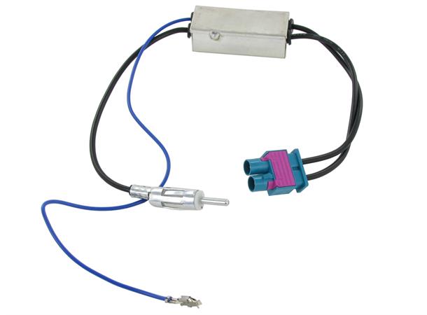 CONNECTS2 antenneadapter 2 x fakra til DIN ("smal" versjon)