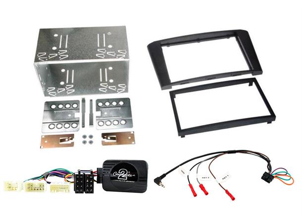 ConnectED komplett 2-DIN monteringskit Toyota Avensis (2003 - 2008)