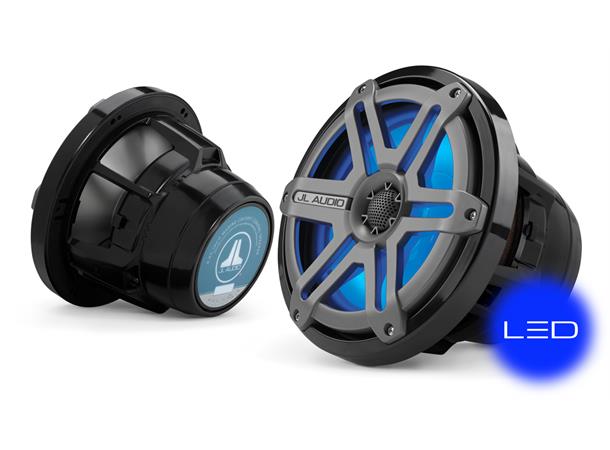 JL Audio - M880-CCX-SG-TLD-B Marine 8,8", 250W, Titan/Sort, LED (Par)