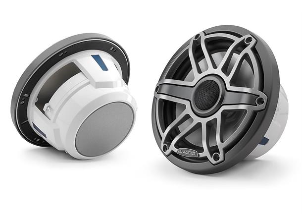 JL Audio M6-770X-S-GmTi Marine høyttaler 7,7" coax grå sportsgrill