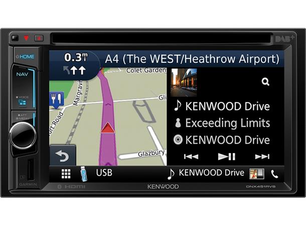 KENWOOD DNX451RVS Truck/Camper Navi 2DIN 6,2"  DVD DAB BT NAVI USB IPHONE