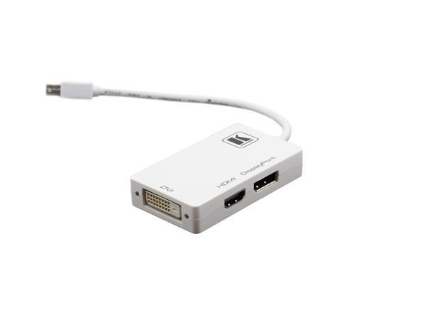 Kramer Adapter MiniDP > DP HDMI DVI Videokilde: MiniDisplayPort