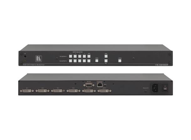 Kramer Matrix  4x2 DVI 19" 6.75Gbps EDID re-K RS232 IP IR