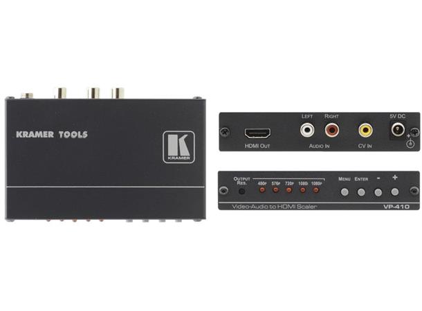 Kramer Scaler AV > HDMI CV Aud-A til HDMI