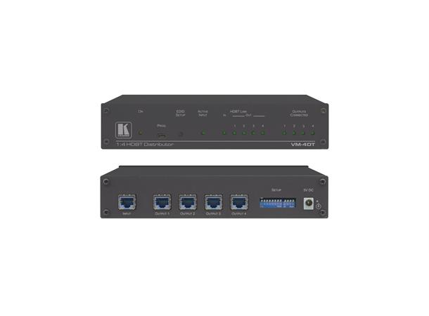 Kramer Splitter 1:4 HDBaseT 4K60 10.2Gbps EDID re-K Max 70m HDBT inn