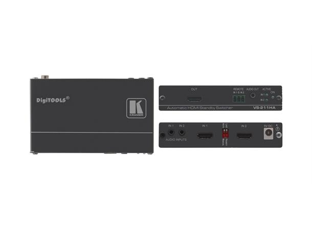 Kramer Switch  2x1 HDMI Auto ! 6.75Gbps Audio CC HDCP