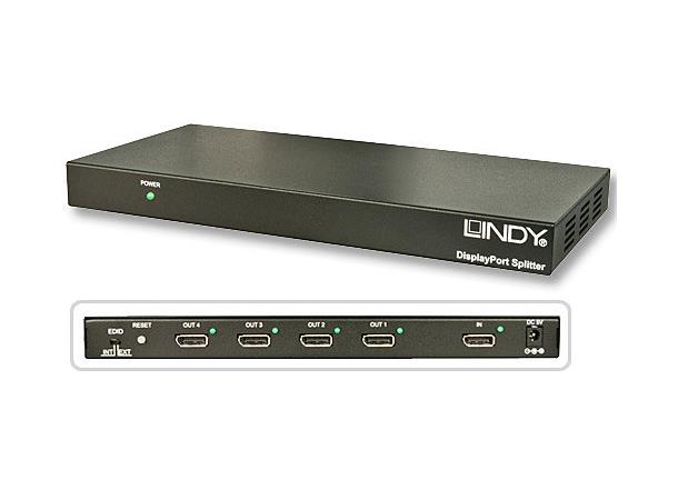 Lindy Splitter 1:4 DisplayPort DP 1.1a HDCP 1.3 HD1080p