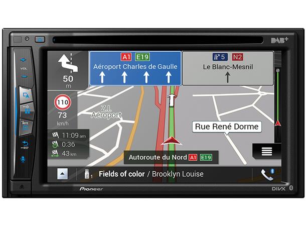 PIONEER AVIC-Z730DAB 2 DIN NAVI DVD DAB BT USB/IPHONE 6,2"