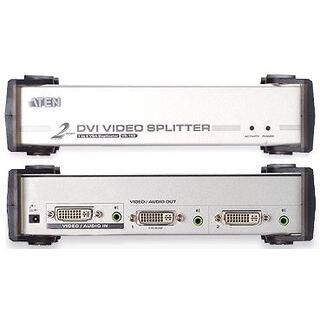Aten Splitter  1:2 DVI Audio 6.75Gbps DDC DVI-I HDCP