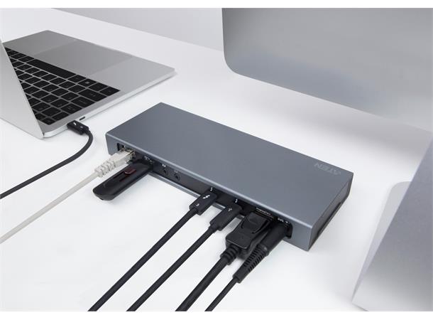 Aten Thunderbolt 3 Multiport Dock Power charging