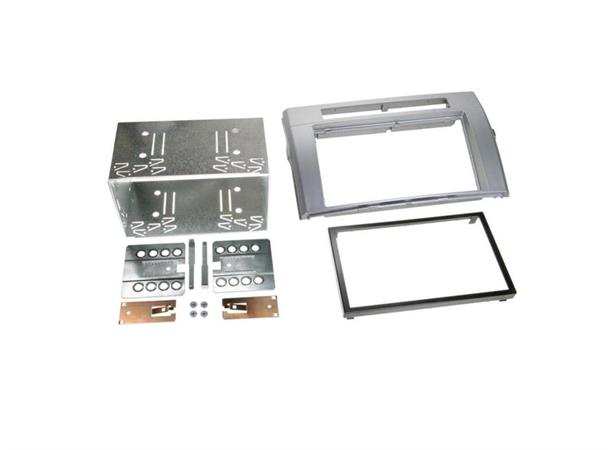 CONNECTS2 Premium monteringsramme 2-DIN Toyota Corolla Verso (2004-2009) Sølv