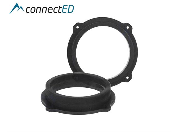 ConnectED MDF høyttaleradaptere (165mm) Kia Soul (2009 - 2013) foran/bak