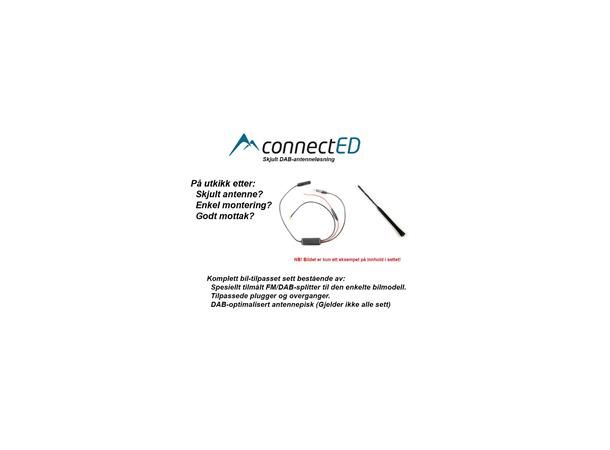 ConnectED skjult DAB-antenne (Fakra) Audi (2009 - 2016) m/MMI 3G/3G+