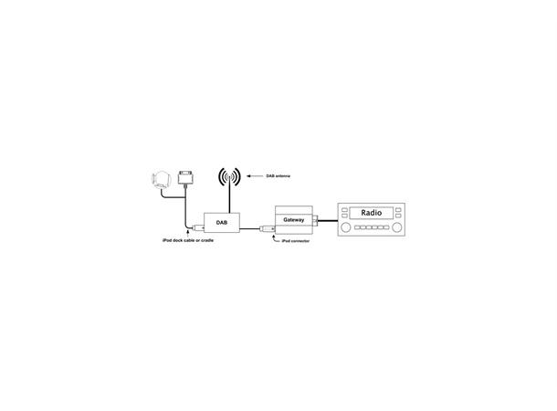 DENSION DAB/DAB+ MOTTAKER Til Dension Gateway Pro BT/500S/500S BT