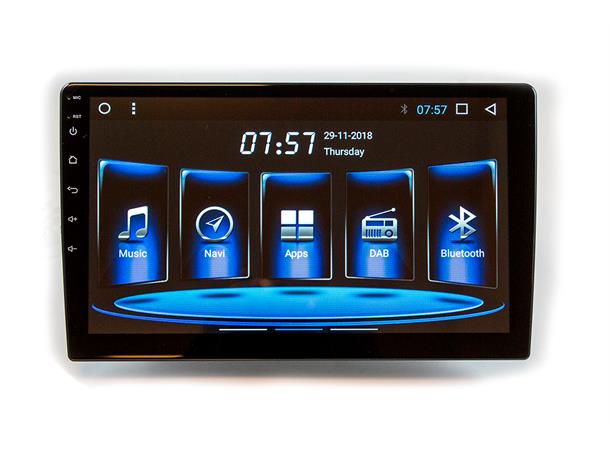 HARDSTONE Android headunit - 10,1" Universal "Floating screen" 2-DIN