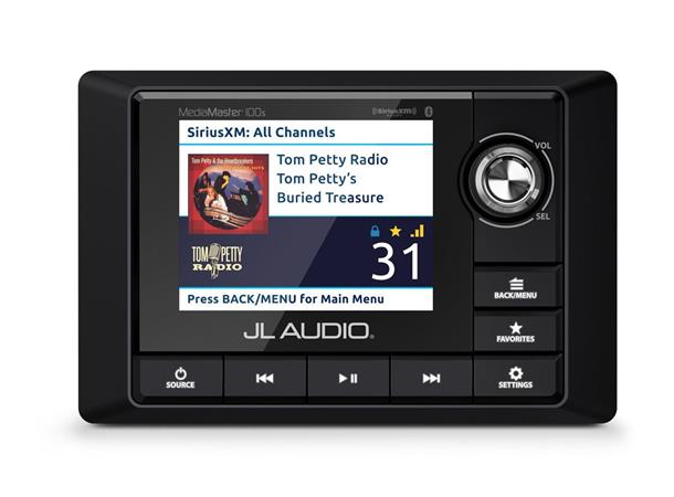 JL Audio Media Master O-MM105 DAB+ Værbestandig marine hovedenhet