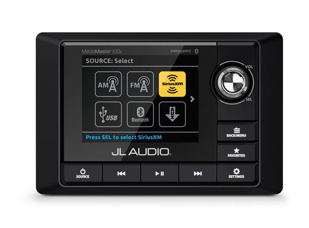 JL Audio Media Master O-MM105 DAB+ Værbestandig marine hovedenhet