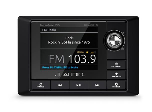 JL Audio Media Master O-MM105 DAB+ Værbestandig marine hovedenhet