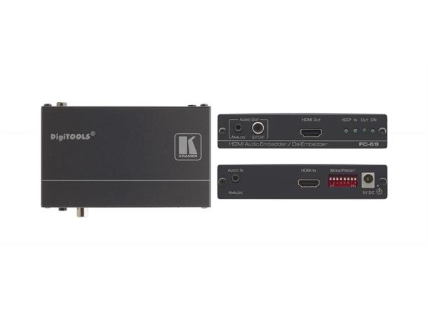 Kramer Embedder/De-Embedder HDMI 4K HDMI til HDMI ARC S/PDIF