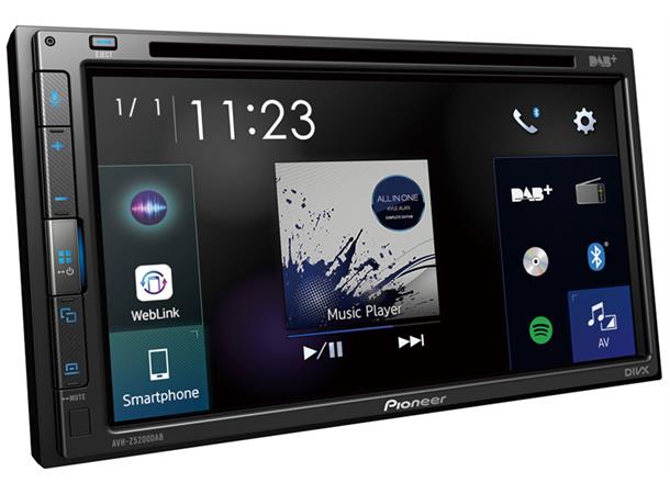 PIONEER AVH-Z5200DAB 2 DIN DVD DAB BT USB/IPHONE 6,8"