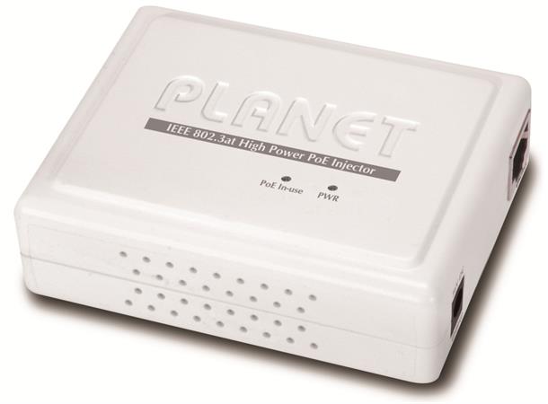 Planet Injector  1-port Gigabit PoE+ 30W IEEE802.3at