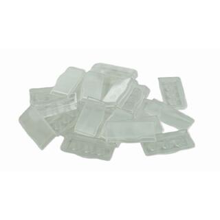 X-Keys Taster 1x2 Horisontal Transparent Pakke med 10 stk
