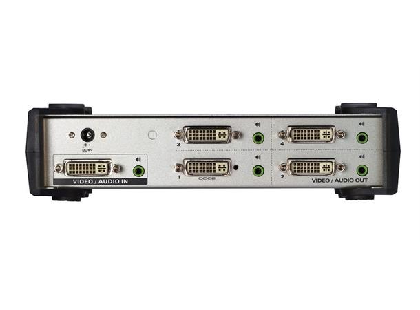 Aten Splitter  1:4 DVI Audio 6.75Gbps DDC DVI-I HDCP