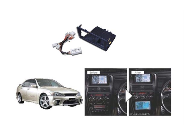 BEATSONIC PREMIUM komplett 2-DIN kit IS m/navi u/aktivt system (2001-2005)