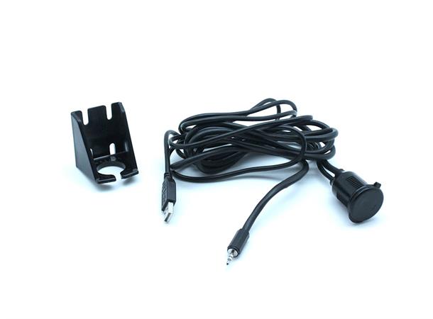 CONNECTS2 USB/AUX Skjøteledning USB/AUX kontakter for innfelling