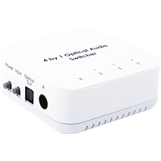 Cypress Switch 4x1 Audio Digital S/PDIF TOSLink IR Remote