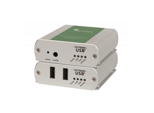 Icron Extender USB2 Lx/Rx 2-port Metall 1xTP Max 100 m Ranger 2312 Power LEX/REX