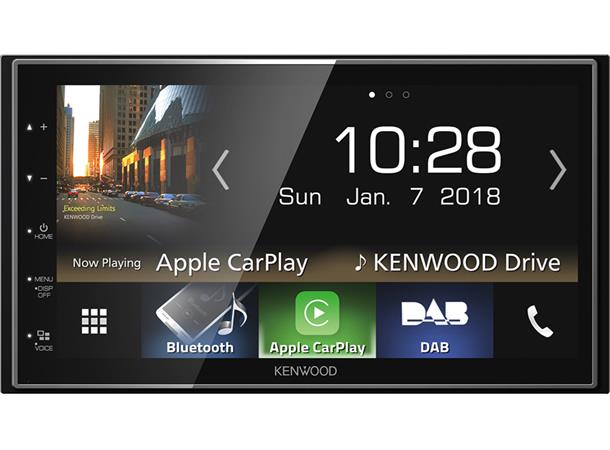 KENWOOD DMX7018DABS 2DIN MEDIASPILLER -  DAB BT USB/IPHONE