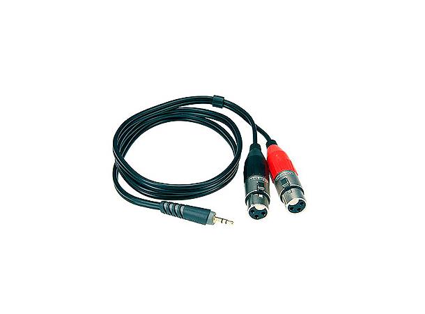 Klotz Audioadapter 3,5 - 2xXLR -  2.0 m 3,5mm plugg til 2xXLR 3-pin Hun