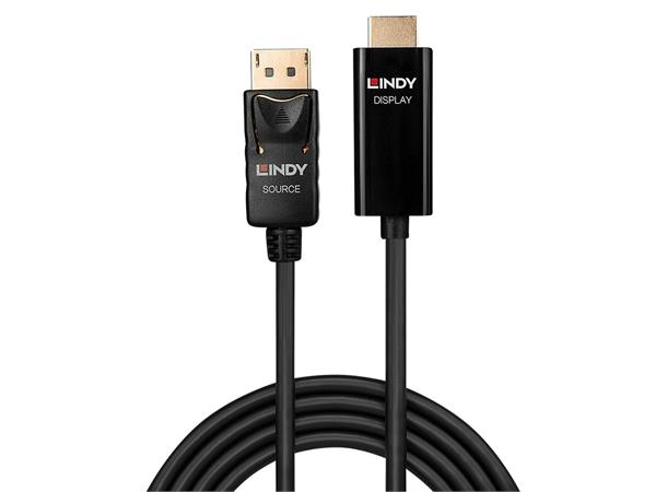 Lindy Displayport > HDMI Kabel -  1,0 m Videokilde: DisplayPort