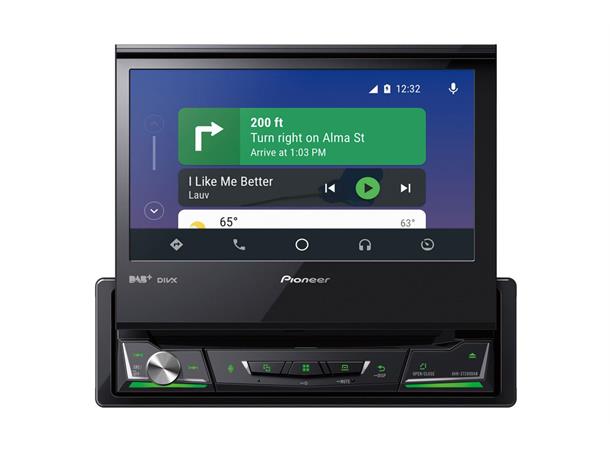 PIONEER AVH-Z7200DAB 1 DIN DVD DAB BT USB/IPHONE 7"