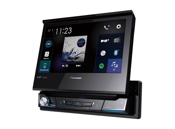 PIONEER AVH-Z7200DAB 1 DIN DVD DAB BT USB/IPHONE 7"