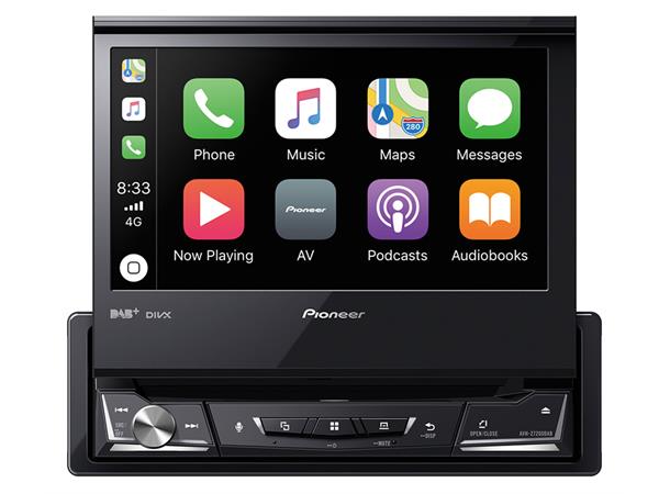 PIONEER AVH-Z7200DAB 1 DIN DVD DAB BT USB/IPHONE 7"