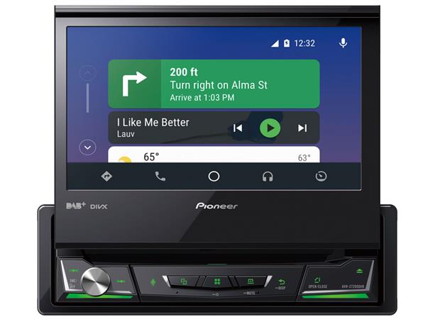 PIONEER AVH-Z7200DAB 1 DIN DVD DAB BT USB/IPHONE 7"