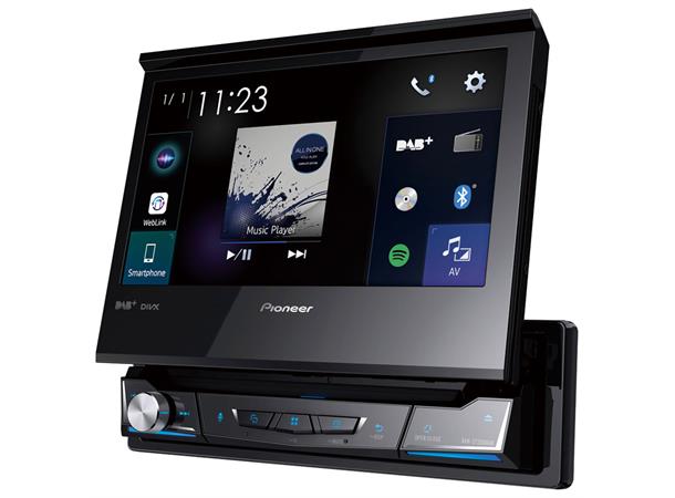 PIONEER AVH-Z7200DAB 1 DIN DVD DAB BT USB/IPHONE 7"