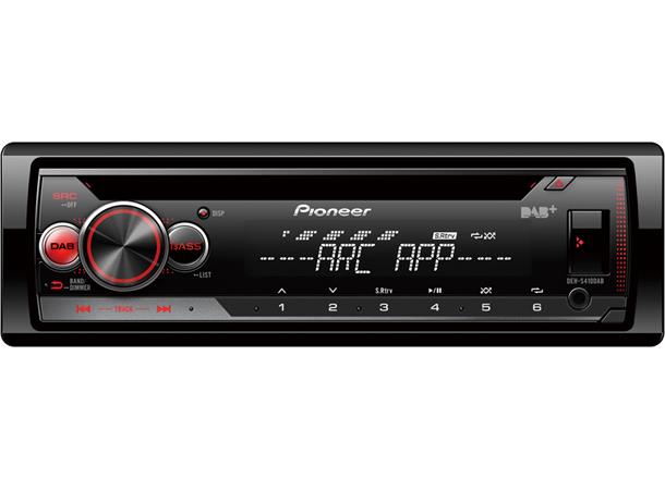 PIONEER DEH-S410DAB 1 DIN CD Spiller med USB