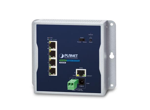Planet GB 5-p Router 10/100/1000T Veggmontert IPv6 IP30