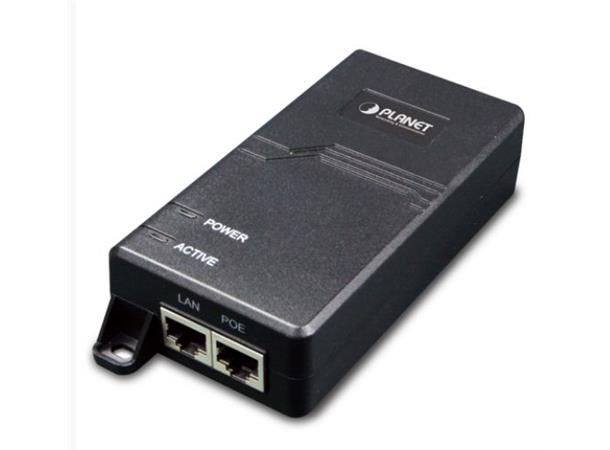 Planet Injector  1-port Gigabit PoE+ 30W IEEE802.3at B30W Innebygget Power