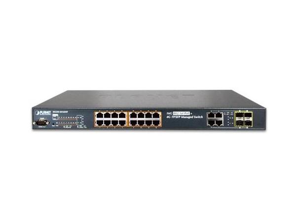 Planet Switch 16-p Gigabit 16xPoE+ 4xSFP Layer2 PD-Alive Schedule B230W