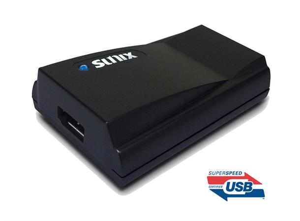 Sunix USB3 > Displayport 4K USB Skjermkort Displayport