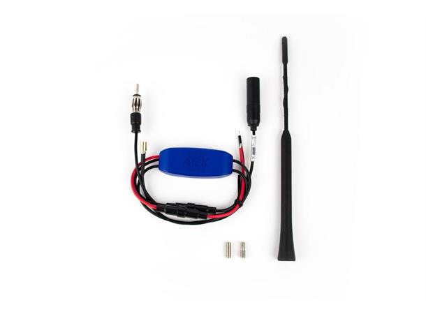 ACX Antenne/aktiv splitter KIT DIN, DAB+ splitter, antennepisk M5/M6