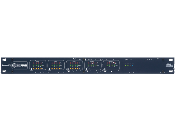 BSS BLU100 Soundweb DSP, 12 inn / 8 ut 48 kanals Signal Processor med  BLU link