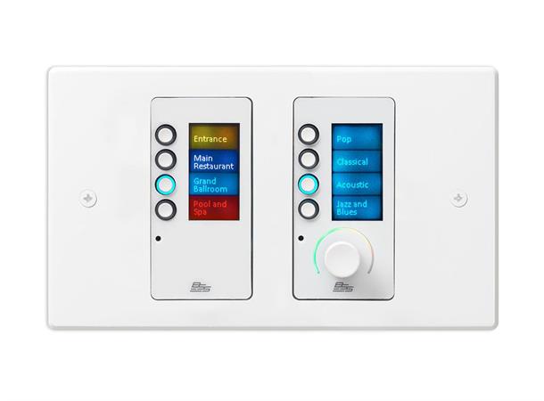 BSS Contrio EC-8BV betjeningspanel Betjeningspanel med PoE Volum 8 knapper