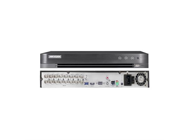 Hikvision DS-7216HQHI-K2/P DVR 16-ch 16-ch 1080p 1U H.265 POC DVR