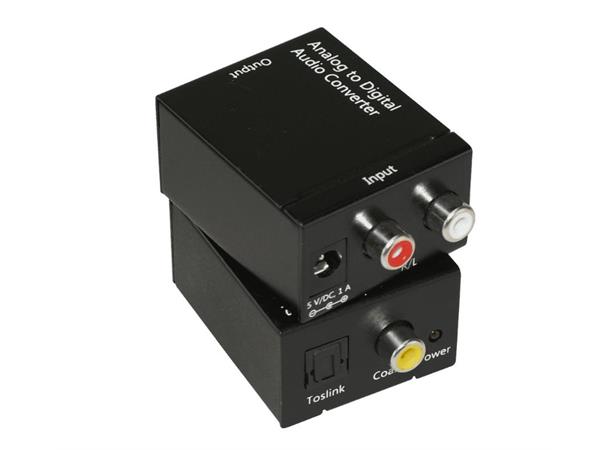 LinkIt Konverter Audio Analog > Digital Stereo Audio > S/PDIF TosLink Digital
