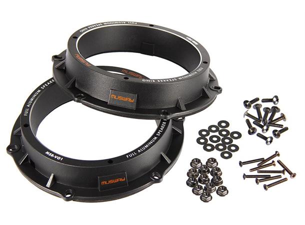 MUSWAY høyttaleradapter (165mm) VW/Audi/Skoda (2003 -->)